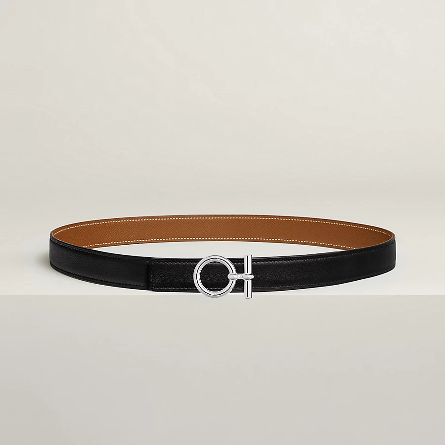 Flot belt buckle & Reversible leather strap 24 mm - Image 2